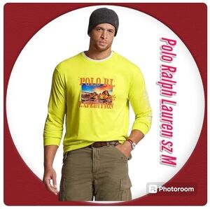 NWT POLO RALPH LAUREN MENS YELLOW T-SHIRT sz M